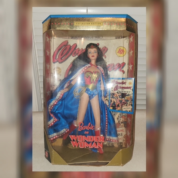 1999 Mattel Barbie as Wonder Woman Collector Edition Doll